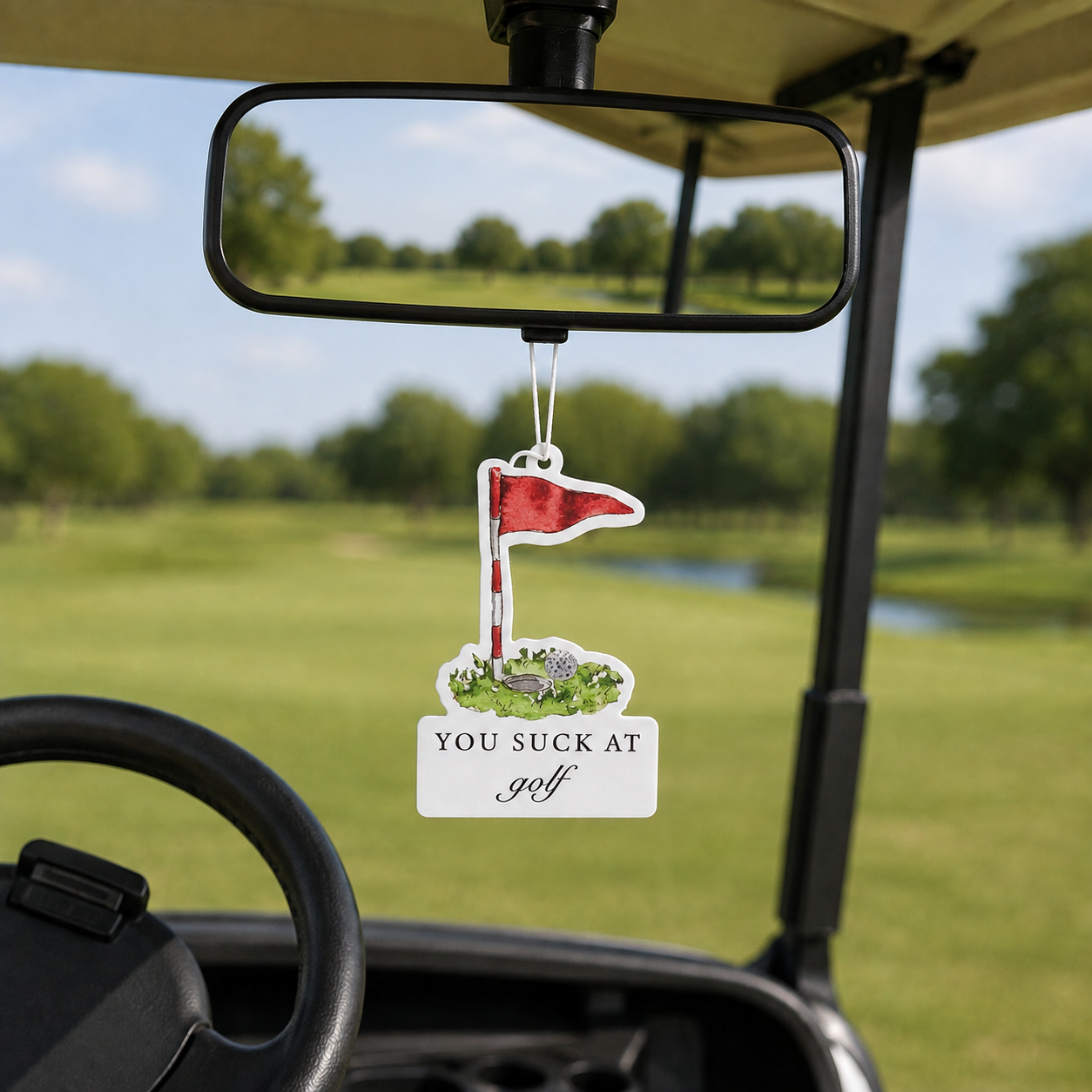 You Suck At Golf Air Freshener