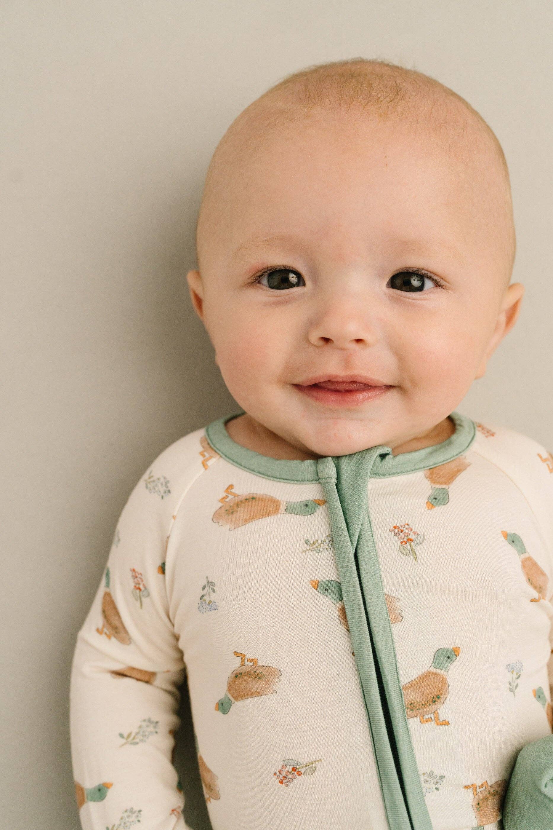 Little Mallard Duck Bamboo Sleeper: 3-6M