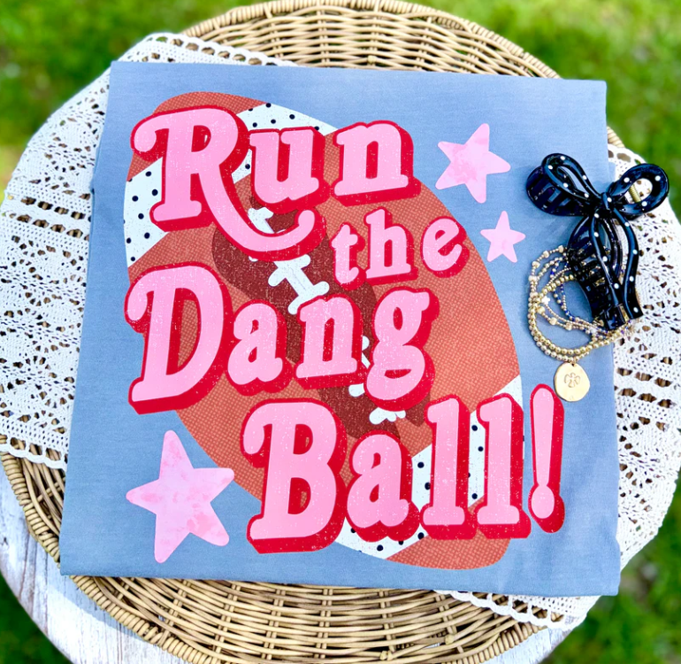 Run The Dang Ball Football shirt : Adult Medium