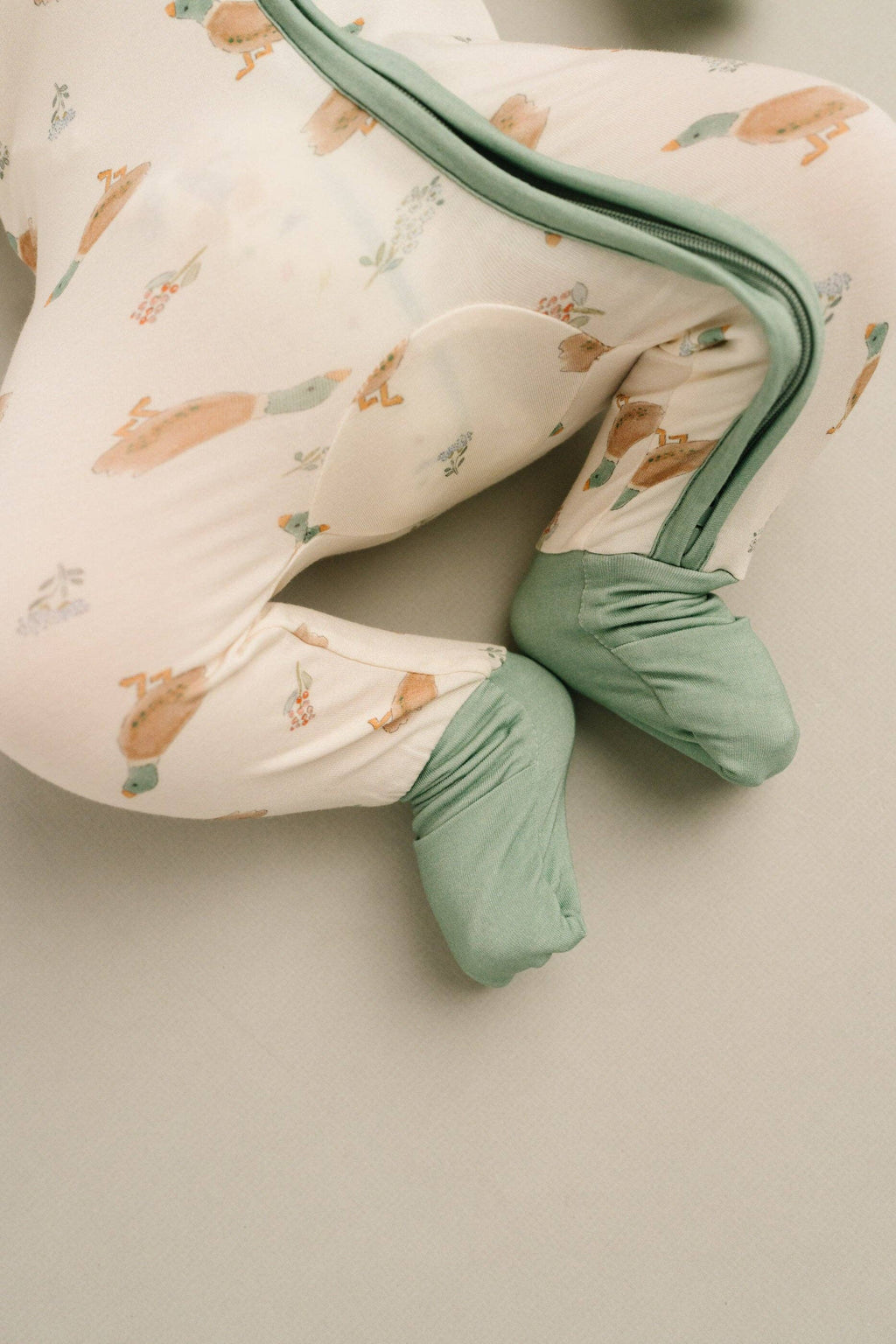 Little Mallard Duck Bamboo Sleeper: 3-6M
