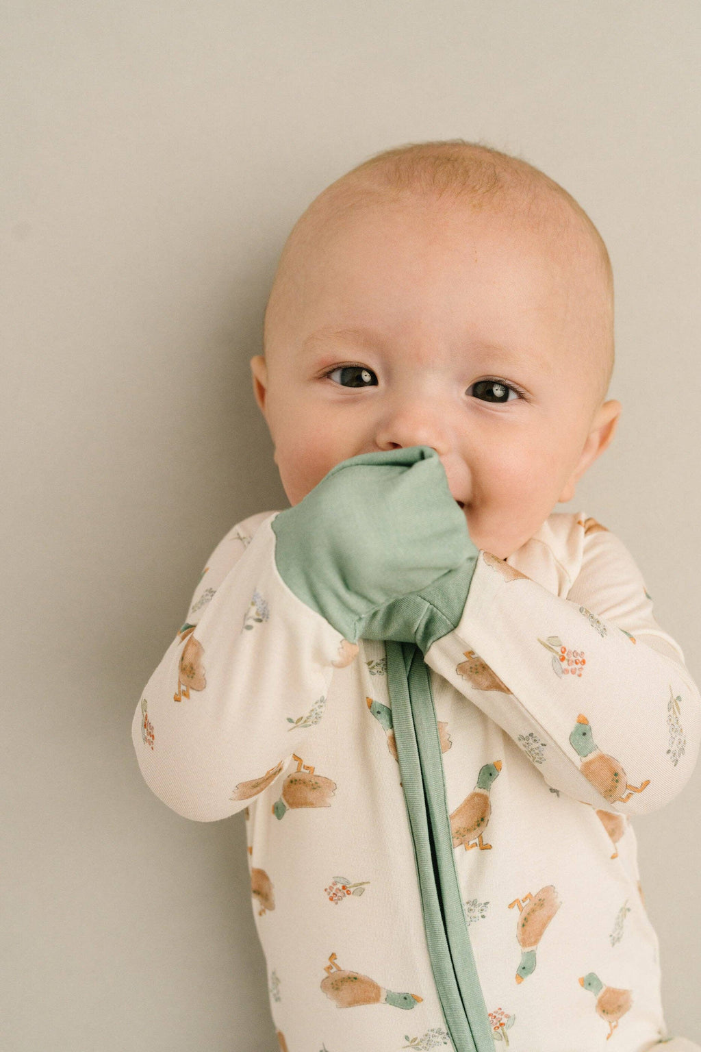 Little Mallard Duck Bamboo Sleeper: 6-12M
